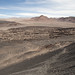 Vista dall'alto del percorso per salire al vulcano Antofagasta