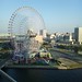 パンパシフィック横浜ベイホテル東急のテラスから見た観覧車の写真