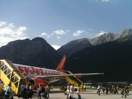 Landing at Innsbruck Airport