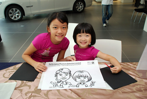Caricature live sketching for Performance Premium Selection first year anniversary - day 2 - 1