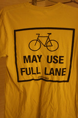 Bikes May Use Full Lane shirt