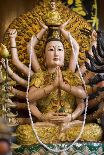 Sapan Hin Chinese Shrine - god with 16 arms