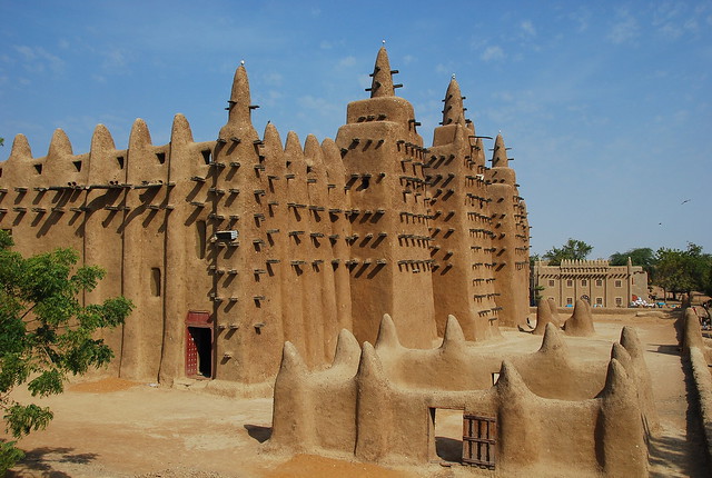 MALI : la grande mosquée de Djenné