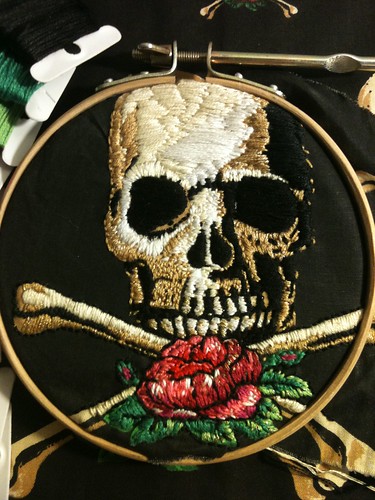 Skull Stitch-along: after