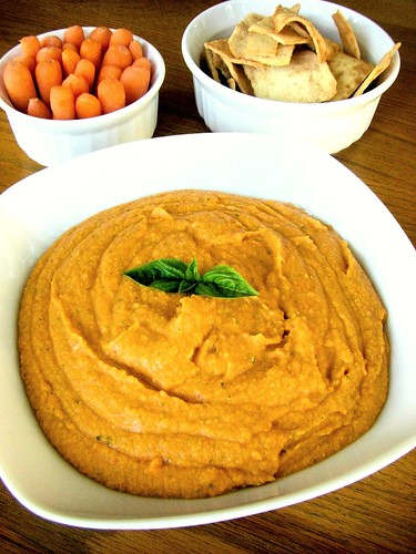 Pimento-Basil Hummus