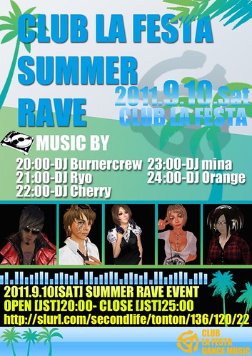 Live@CLUB LA FESTA SUMMER RAVE 2011 20110910