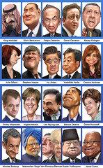 G-20 Leaders - Caricatures  (September 2011)