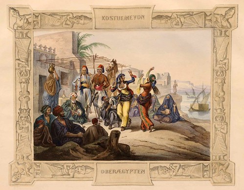 010-Vestimentas del Alto Egipto-Malerische Ansichten aus dem Orient-1839-1840- Heinrich von Mayr-© Bayerische Staatsbibliothek 