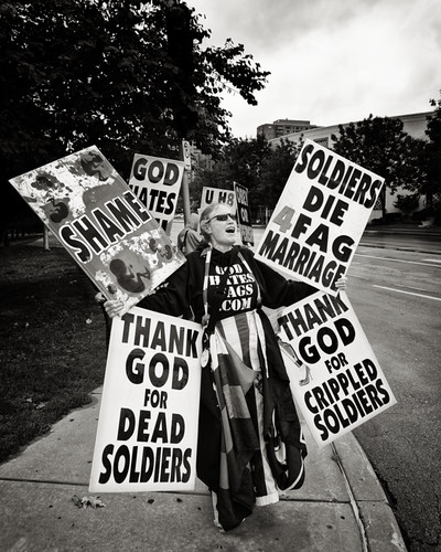 KC Slutwalk - Scrape your shoes off and step along. The so-called Westboro Baptist Church is a pitiable ragtag group, mostly family of a guy named Phelps, that pickets funerals of dead soldiers, Muslim groups and music performers they don't like.