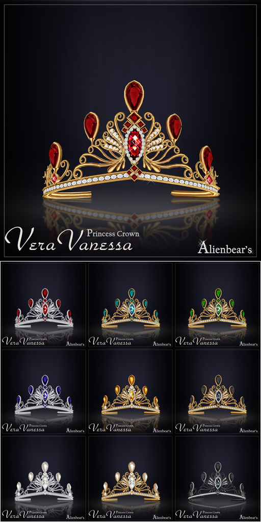 Vera Vanessa Princess Crown all