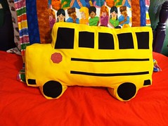 Back to School Bus Pillow