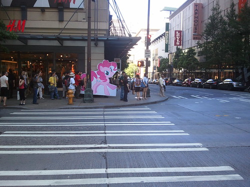 The pink pony marches on Seattle