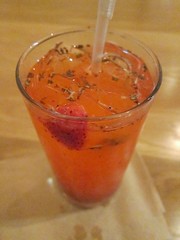 Strawberry basil lemonade