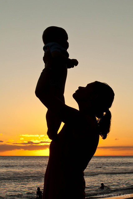 Baby Sunset Silhoutte
