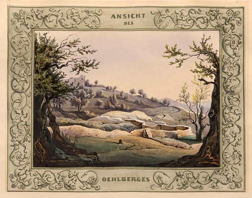 021-Vista del Monte de los Olivos- Jerusalem-Malerische Ansichten aus dem Orient-1839-1840- Heinrich von Mayr-© Bayerische Staatsbibliothek 