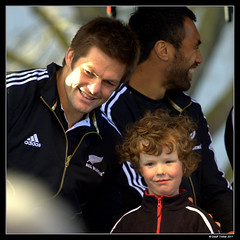 Richie McCaw and Fan
