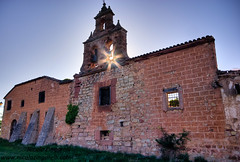 Medinaceli, Soria, Spain. Abandoned synagogue in HDR