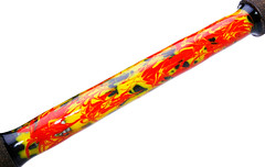 Cajun Custom Rod - PAVFD "Flames" Marbling3