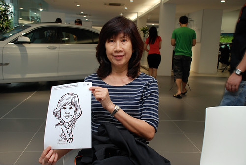 Caricature live sketching for Performance Premium Selection first year anniversary - day 2 - 27
