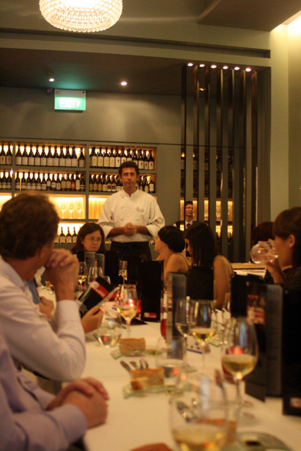 Chef Roberto Galetti of Garibaldi hosting dinner