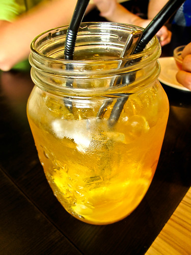 IMG_2504 绿茶柠檬冰，Ice lemon green tea