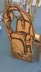 Drawing of a man bag