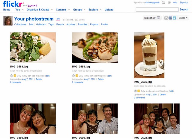 Flickr homepage screenshot