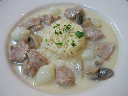 Veal Blanquette w. Rice Pilaf