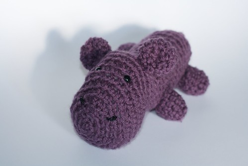 Crochet hippo