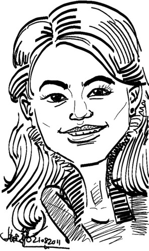 digital live caricature on HTC Flyer for HTC Weekend - Day 2 - 2