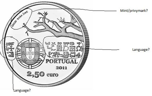 Portugal 2.50 Euro coin