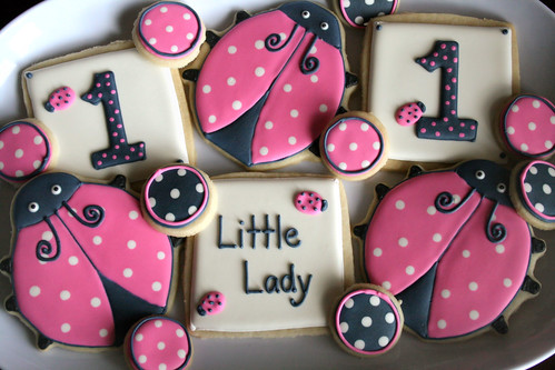Little Lady Ladybug Cookies.