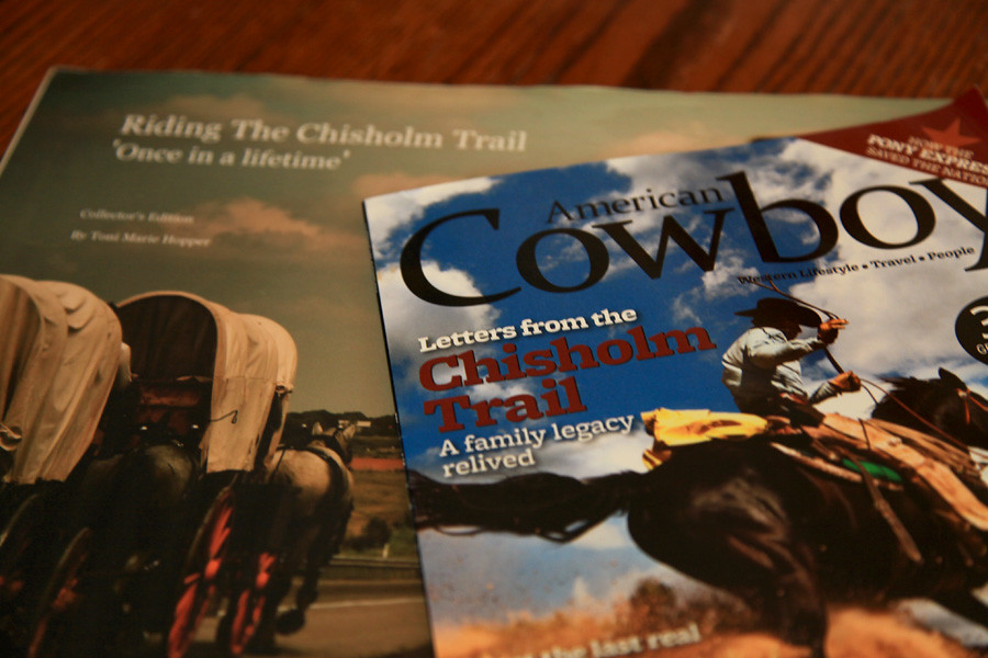Chisholm Trail article by Bob Welch with my photos to highlight it