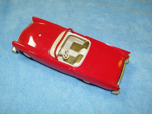 1957 Ford Thunderbird Promo Model Car Torch Red