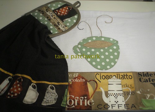 Conjunto Cozinha Coffee 3 by tania patchwork