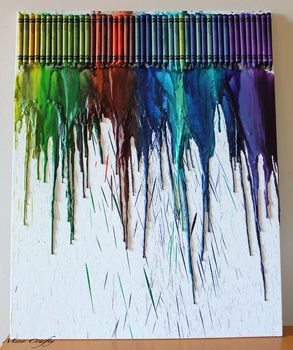 Crayon Canvas Melt - Munchkin