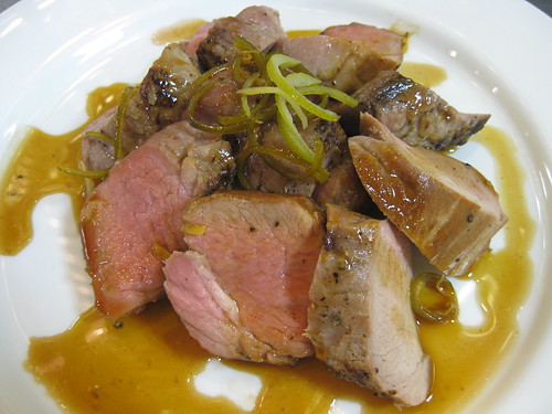 Ginger-Marinated Pork Fillet w. Sweet and Sour Sauce
