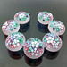 Pikalda : Handmade lampwork glass beads SRA =Somewhere Garden=
