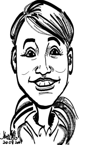 digital live caricature on HTC Flyer for HTC Weekend - Day 1 - 24