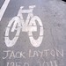 P1090623 Tribute For Jack Layton - College Street Bike Lane Toronto 1950 - 2011