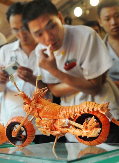 Lobster Motorcycle Dish