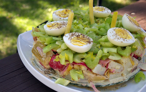 Potato Salad "Cake"