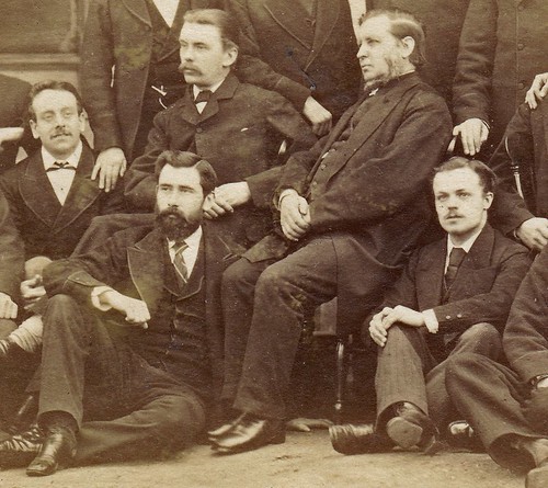 Unidentified group of men. 1870s? (enlarged detail)
