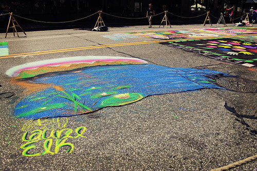 Celebrate Erie chalk art by Make Way For Cupcakes