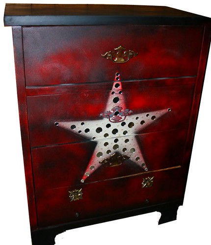 4 Drawer Dresser  by Rick Cheadle Art and Designs
