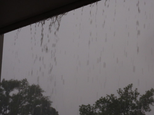 Rain Off the Patio Roof