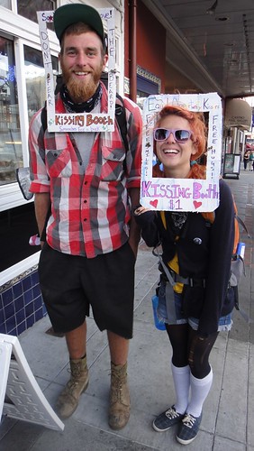 Kissing Booth Couple on Castro by friedmanlynn