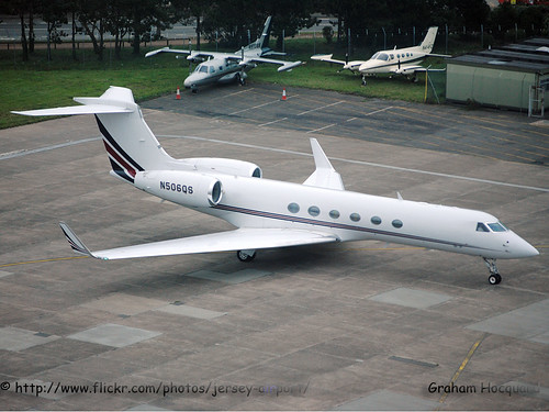 N506QS Gulfstream GV-SP by Jersey Airport Photography