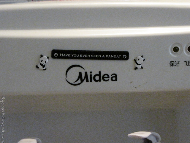 Braden asked me to take a photo of his sticker decor on the water cooler.
