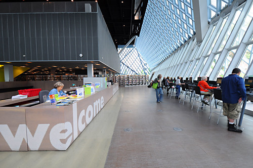 Seattle Central Library - Front Desk